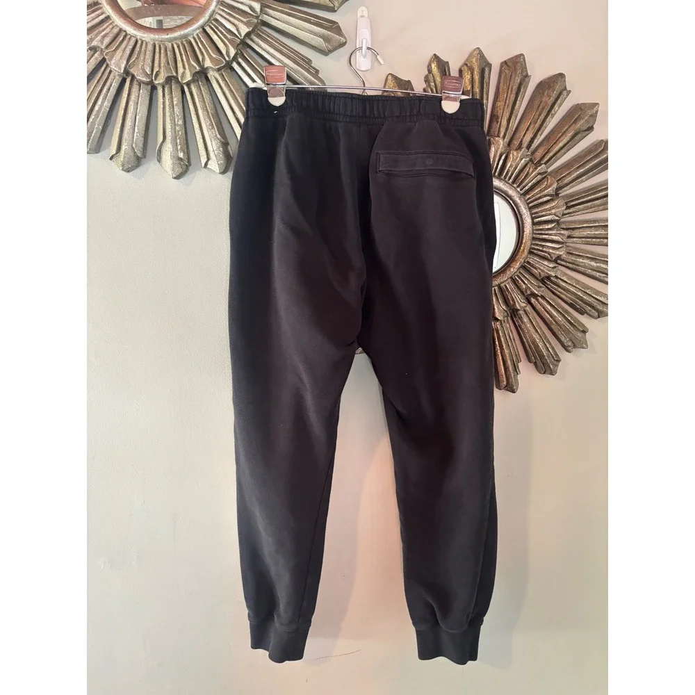 Nike Fleece Joggers Black Athleisure Sweatpants Tapered Size‎ S